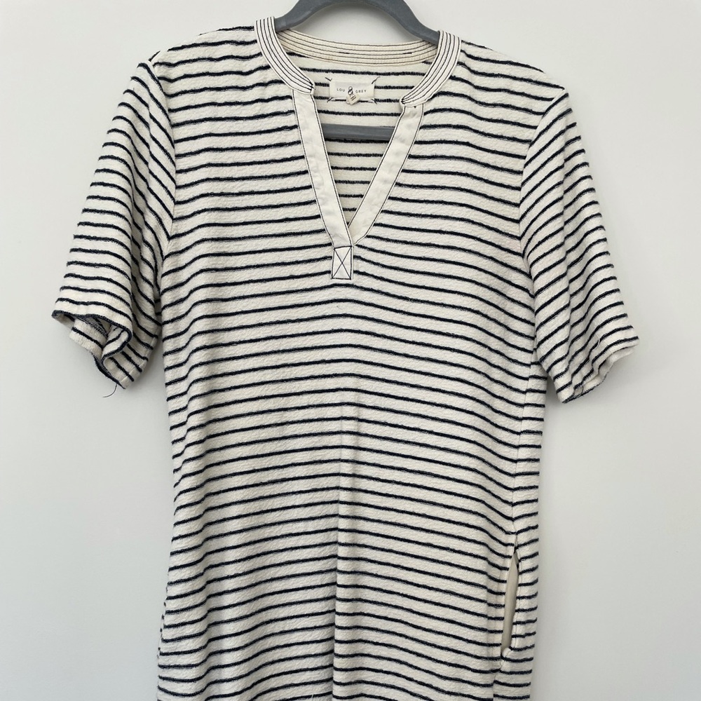 Lou & Grey Terry Striped XS Dress